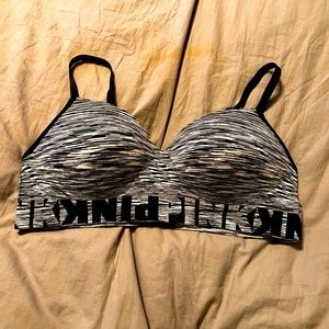 VS Pink Wireless Bra size Large